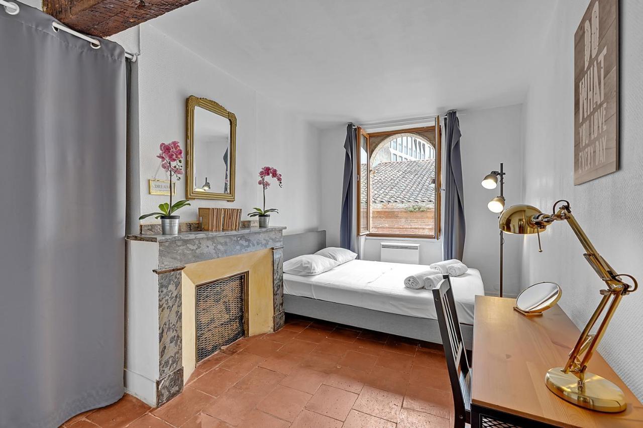 Le Regans - Charmant Appartement En Tomette Toulouse Kültér fotó
