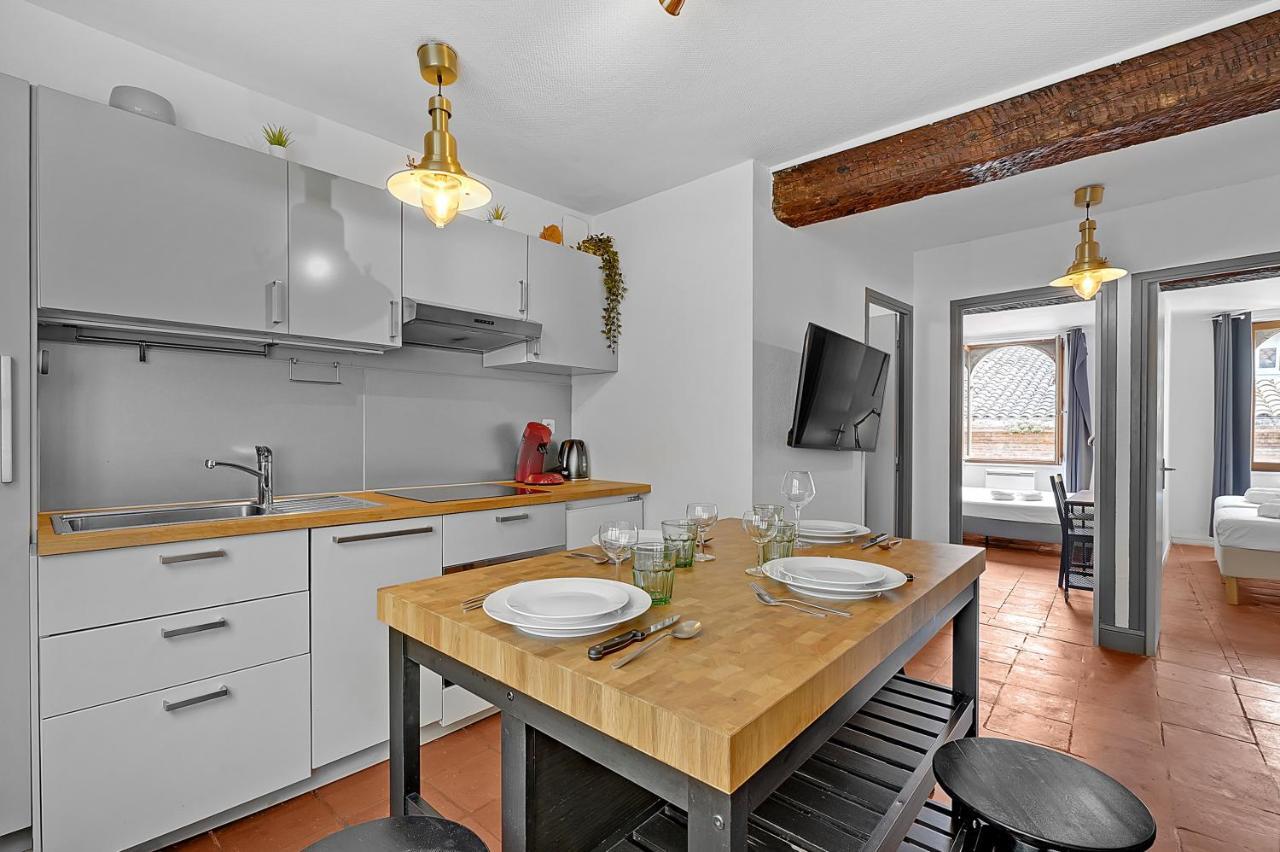 Le Regans - Charmant Appartement En Tomette Toulouse Kültér fotó
