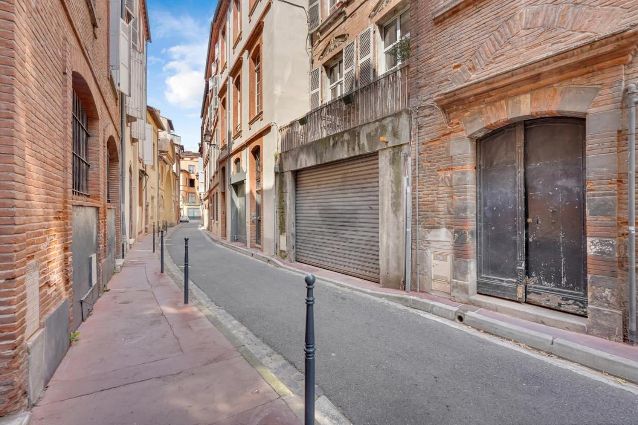 Le Regans - Charmant Appartement En Tomette Toulouse Kültér fotó